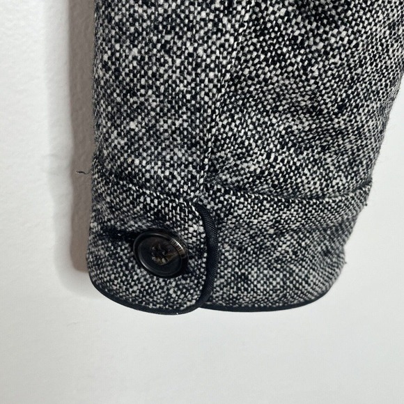 KORS Michael Kors Wool Tweed Blazer Black And White Women’s Size 2 - Picture 10 of 10